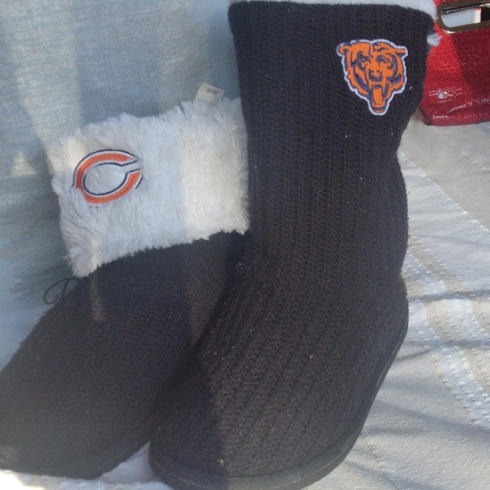 Chicago Bears collection slipper boots